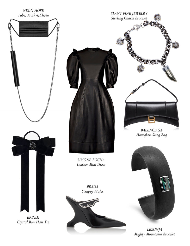 Rutilated Quartz, Pyrite Horn Gold & Sterling Charm Bracelet