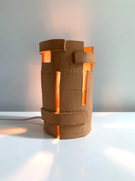 Red Clay Table Lamp