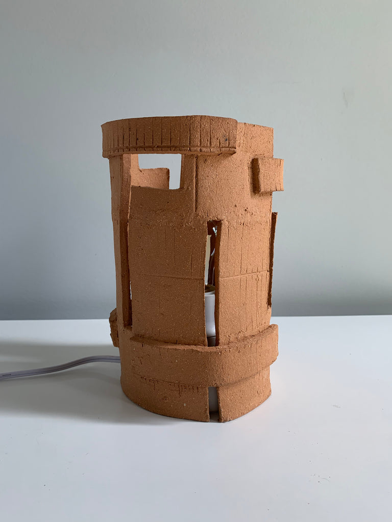 Red Clay Table Lamp