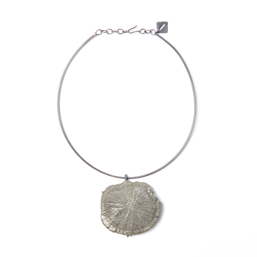 Image of Slant Fine Jewelry's sun pyrite choker necklace