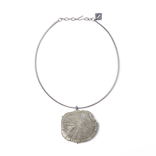 Image of Slant Fine Jewelry's sun pyrite choker necklace